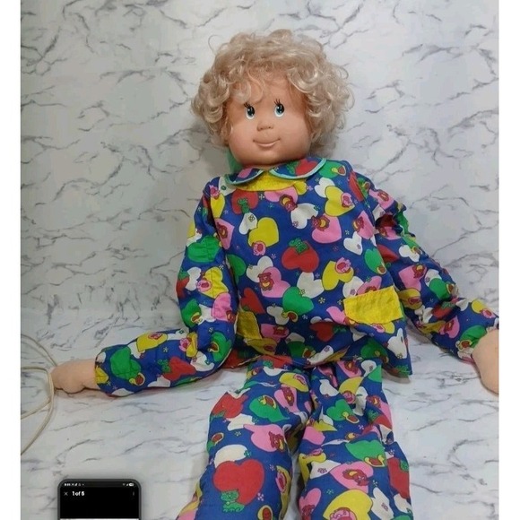 SUZIE STRETCH MY-SIZE 36" TWO-SIDED AWAKE/ASLEEP DOLL Vtg - Picture 2 of 4